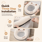 Housse de siège de toilette lavable en peluche épaisse