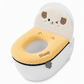 Housse de siège de toilette lavable en peluche épaisse