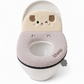 Housse de siège de toilette lavable en peluche épaisse