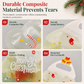 Sac cadeau transparent mignon en forme de sapin de Noël avec poignée