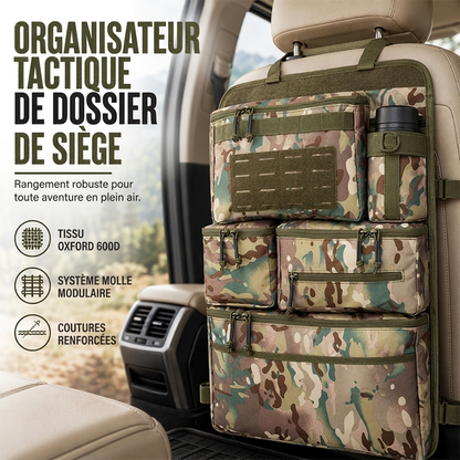 🚙🧰 Organisateur de Dossier de Siège Auto Multi-Poches – Résistant, Modulable et Grande Capacité