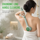 Brosse de bain électrique rechargeable USB à long manche