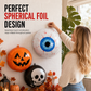 Ballons en forme d'œil 4D de 22 pouces pour décorations d'Halloween