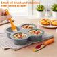 Moule à gâteau en silicone à 4 cavités