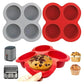 Moule à gâteau en silicone à 4 cavités