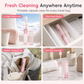 Ensemble de 2 brosses à dents de voyage portables détachables
