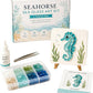 Kit d'art mosaïque océan en verre de mer à faire soi-même