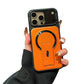 Étui magnétique pour téléphone avec cache-objectif rabattable et support invisible