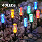 📢📢-50% !! ⏰Lampe solaire à bulles pour allée | 10–40 LED