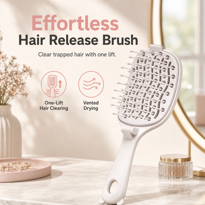 Brosse à cheveux portable volumisante et démêlante