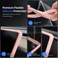 Protection centrale d'écran en silicone pour les modèles 3 et Y