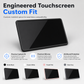 Protection centrale d'écran en silicone pour les modèles 3 et Y