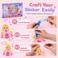 Kit de peinture à points et autocollants DIY pour enfants