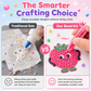 Kit de peinture à points et autocollants DIY pour enfants