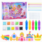 Kit de peinture à points et autocollants DIY pour enfants