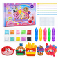 Kit de peinture à points et autocollants DIY pour enfants