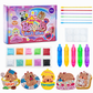 Kit de peinture à points et autocollants DIY pour enfants