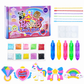 Kit de peinture à points et autocollants DIY pour enfants