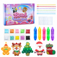 Kit de peinture à points et autocollants DIY pour enfants
