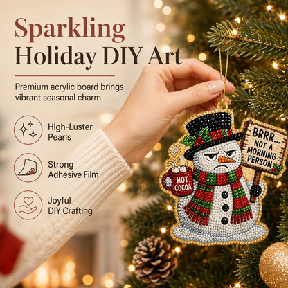 Kit de bricolage pour décoration de Noël à suspendre en perles