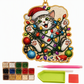 Kit de bricolage pour décoration de Noël à suspendre en perles