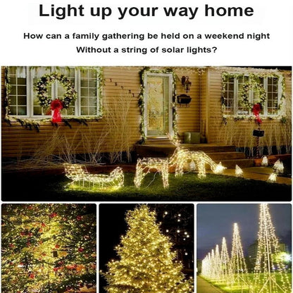 Guirlandes lumineuses décoratives solaires