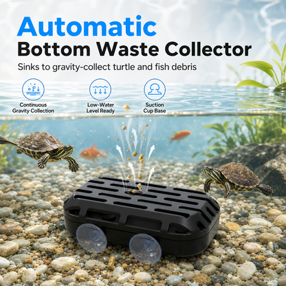 Collecteur de déjections pour aquarium et nettoyeur de déchets