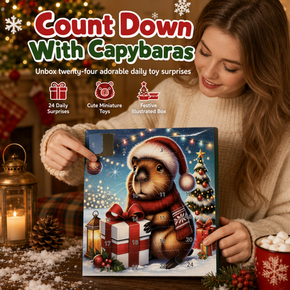 Calendrier de l'Avent de Noël Capybara