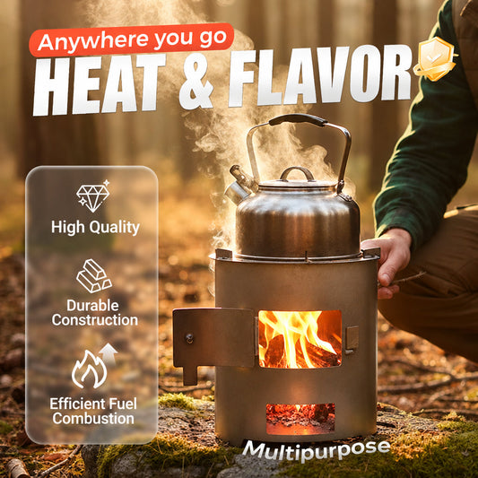 🔥⛺ PROMO FLASH : 50% DE RÉDUCTION ! Poêle à Bois Portable Multifonction – Cuisson, Barbecue & Chauffage, Acier Anti-Rouille & Tirage Réglable for une Cuisine en Plein Air ✨