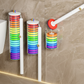 Système de brosse de toilette jetable avec support