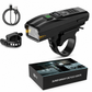 🔦 Smart Rechargeable Bike Headlight – Auto Brightness & Digital Display