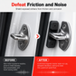 4-Piece Magnetic Car Door Lock Shock-Absorbing Pads