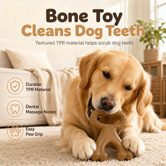 Beef Bone Shaped Dog Chew Toy