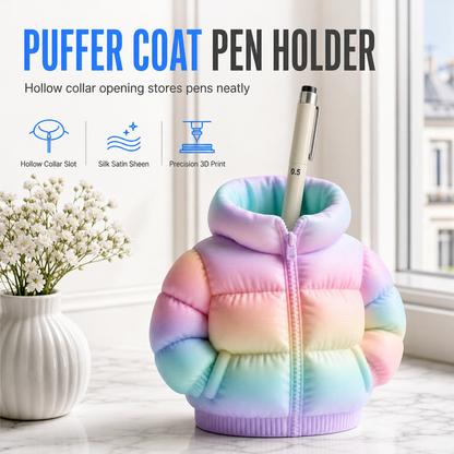 ⏰OFFRE LIMITÉE -50%✨Pot à crayons décoratif imprimé 3D✏️Organisateur de bureau, idéal pour ranger fournitures scolaires