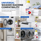Washing Machine Cleaner and Disinfectant Liquid for Front and Top Load Washers Odor Eliminating and Sanitizing Solution
