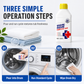 Washing Machine Cleaner and Disinfectant Liquid for Front and Top Load Washers Odor Eliminating and Sanitizing Solution