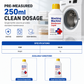 Washing Machine Cleaner and Disinfectant Liquid for Front and Top Load Washers Odor Eliminating and Sanitizing Solution