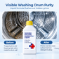 Washing Machine Cleaner and Disinfectant Liquid for Front and Top Load Washers Odor Eliminating and Sanitizing Solution