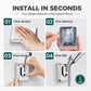 Support universel réglable pour pommeau de douche sans perçage