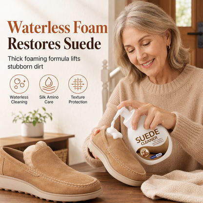 Nettoyant pour chaussures en daim et nubuck 300 ml, liquide d'entretien et de nettoyage pour chaussures en cuir retourné mat