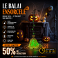 🧙🛒 -50% ! 🎃Décoration de Balai de Sorcière Électrique pour Halloween – Lumière Verte, Effet Magique & Ambiance Festive.