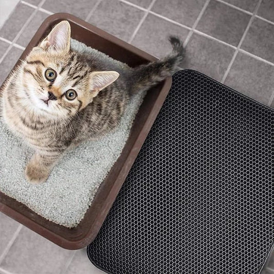 (🔥VENTE CHAUDE MAINTENANT -49 % DE RÉDUCTION) Tapis de litière antidérapant pour chat