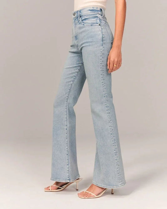 Jean flare extensible à taille haute 🔥Achetez-en 2, livraison gratuite🔥