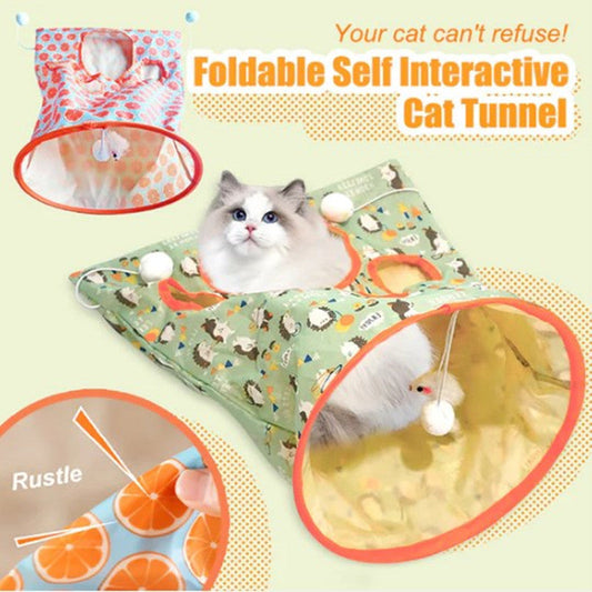 Vente chaude de Noël à 49 % de réduction🐱Sac tunnel pour chat